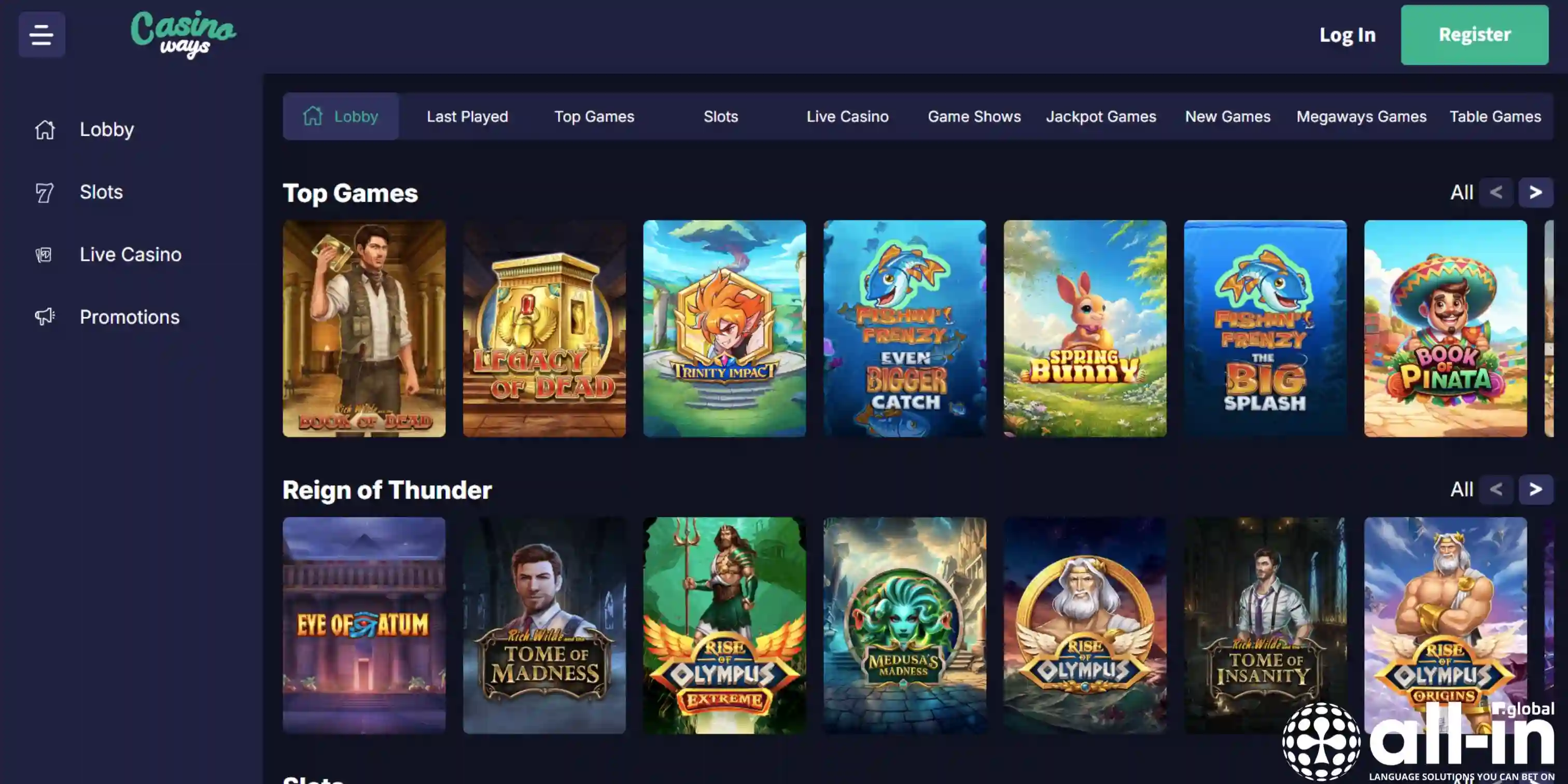 Casino Ways Banner
